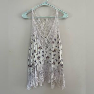 Free People Lace Layering Top